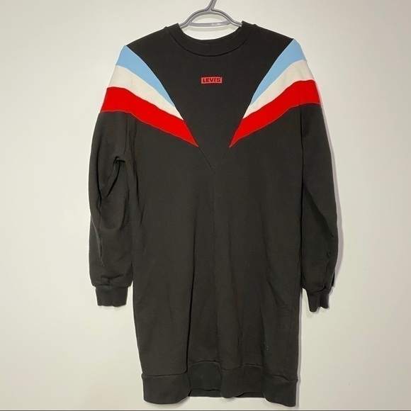 LEVI'S striped shoulder sweater dress - Picture 3 of 14